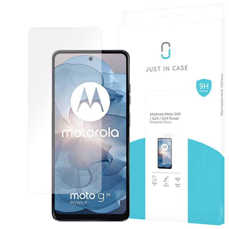 Motorola Moto G04 G04s G24 G24 Power - Screenprotector Tempered Glass