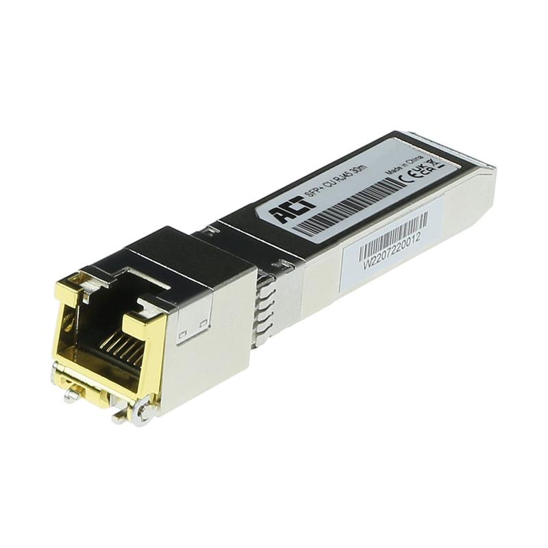 ACT SFP 10Gbase koper RJ45 coded for HP Aruba Procurve