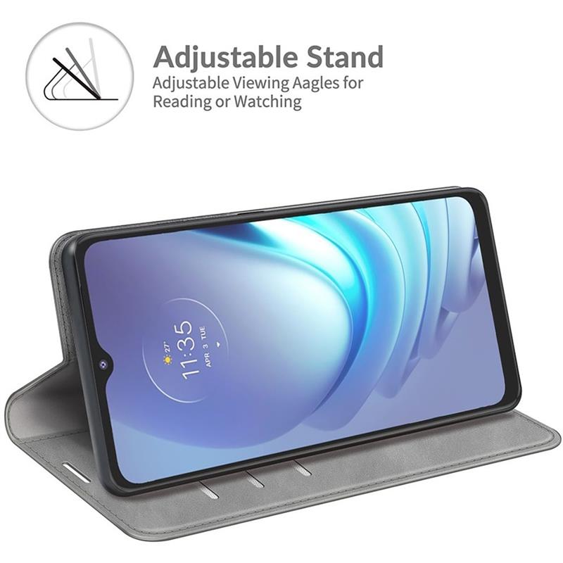 Motorola Moto G50 - Magnetic Wallet Case - Grey