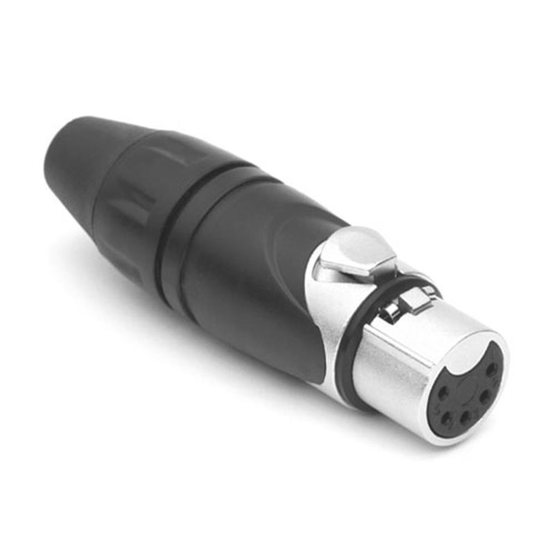 Amphenol 5 polige XLR kabeldeel female AX series