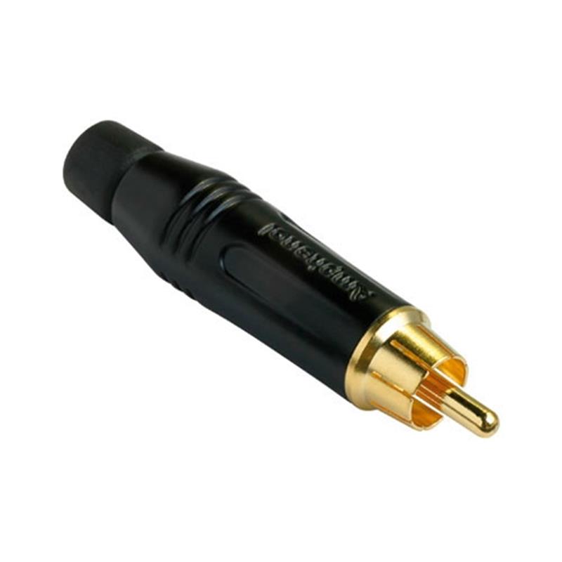 Amphenol RCA Connector male in het geel