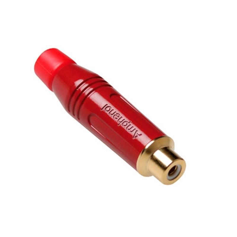 Amphenol RCA Connector female in het zwart